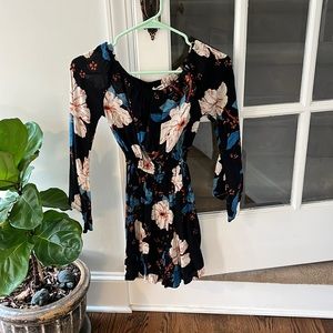 never worn long sleeve mini dress